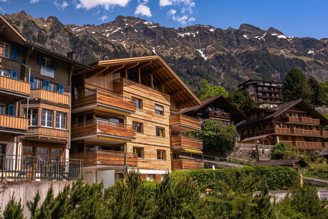 Chalet Am Acher 3 Apartment Wengen Bagian luar foto