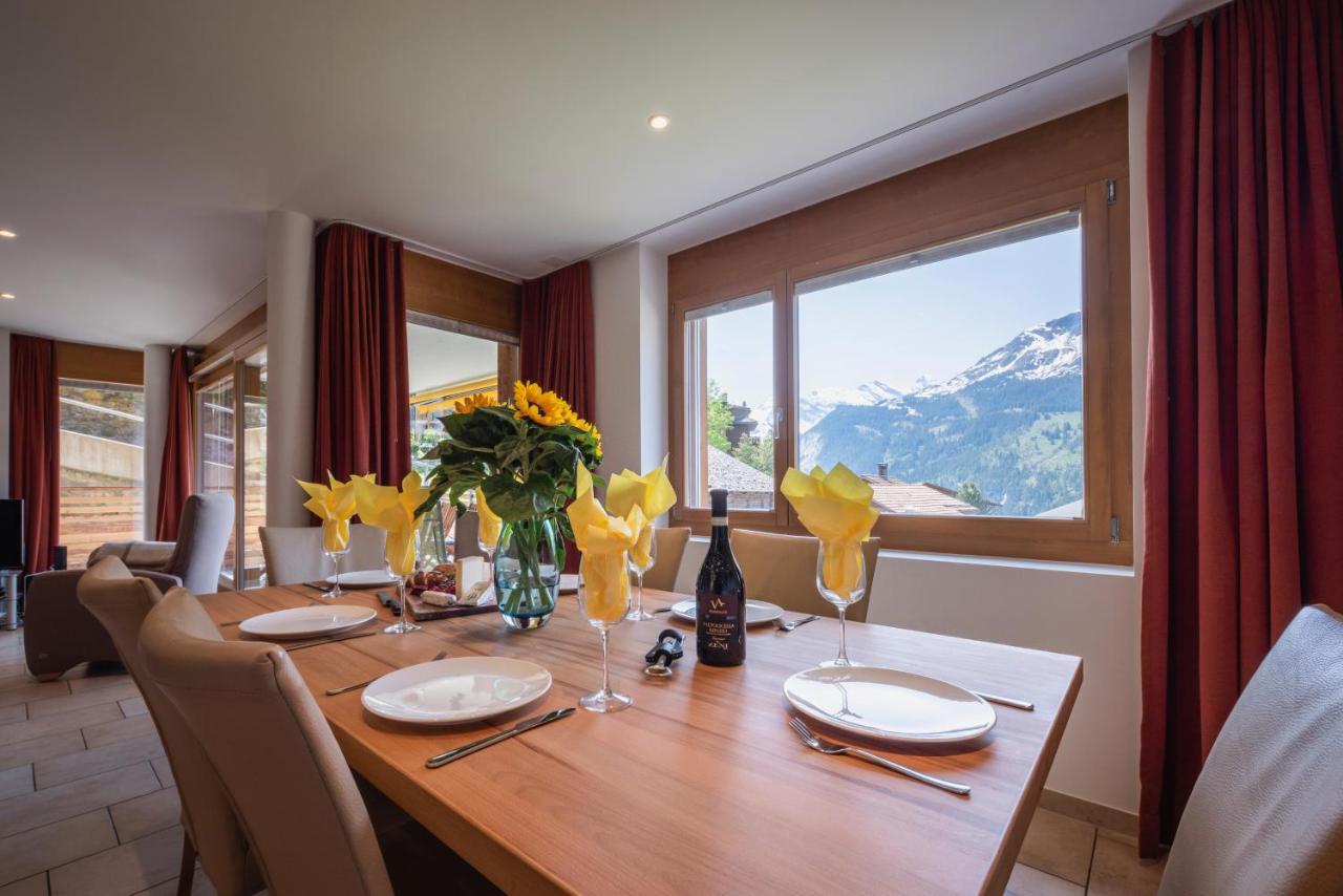 Chalet Am Acher 3 Apartment Wengen Bagian luar foto