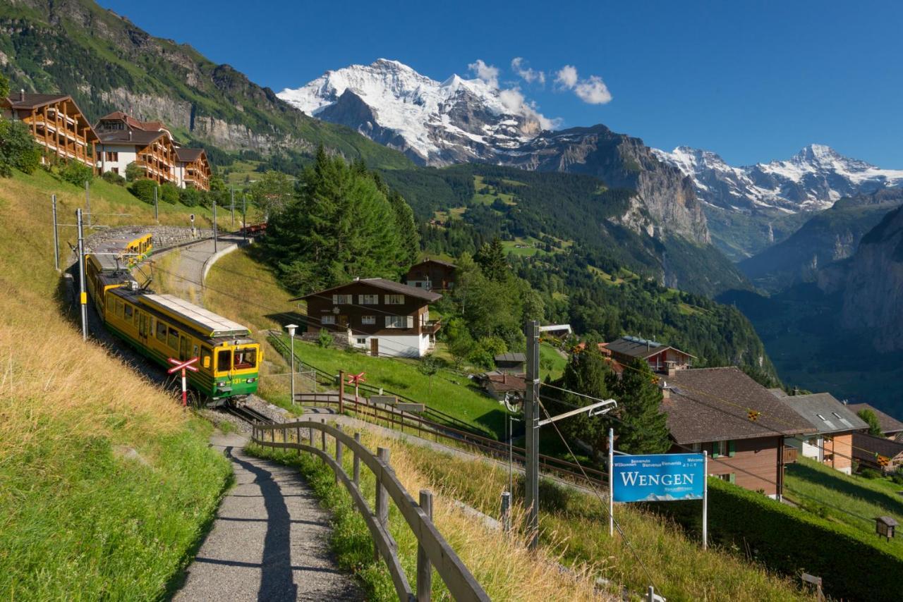 Chalet Am Acher 3 Apartment Wengen Bagian luar foto