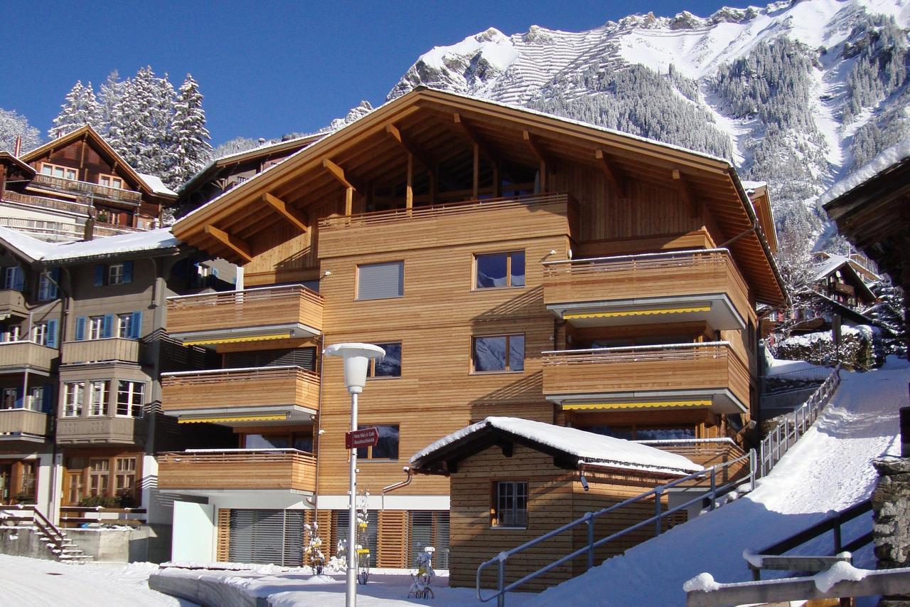 Chalet Am Acher 3 Apartment Wengen Bagian luar foto